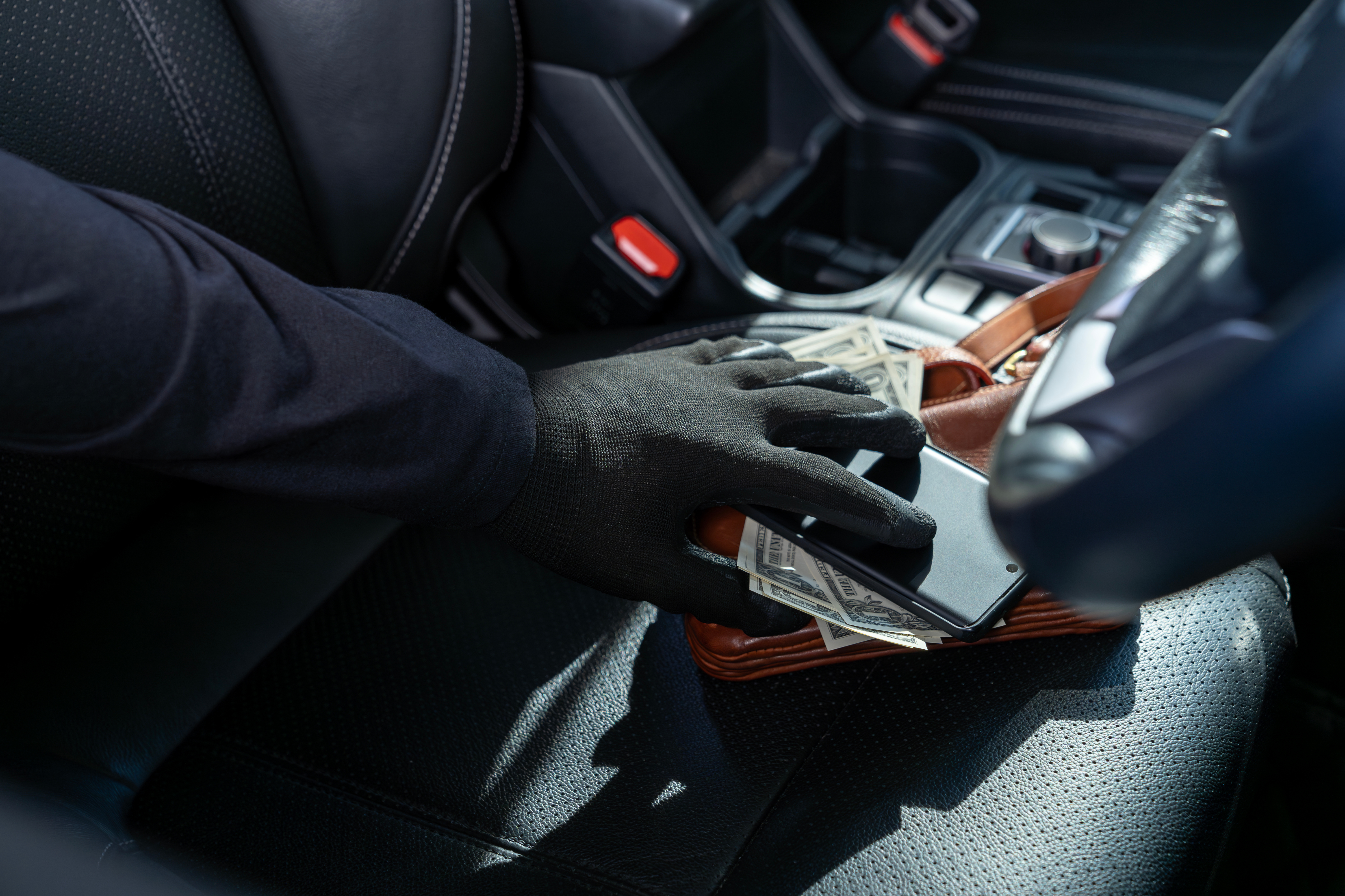 valuables in glovebox