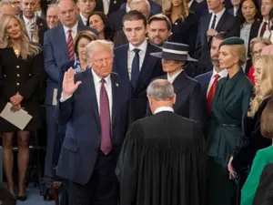 Who Was the 'Creepy Observer' at Trump's Inauguration?