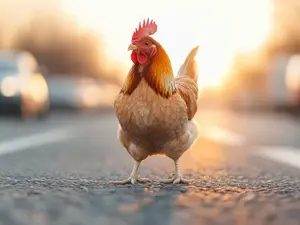 A Classic Joke Comes to Life: Confused Chicken Ends up at Buffalo Wild Wings