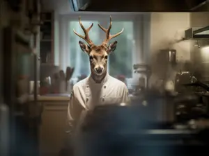 A Wild Lunch Date: Deer Makes Surprising Entrance at Local Eatery