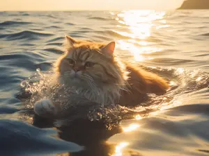 An Overweight Rescue Cat Meow-tivated to Shed Pounds