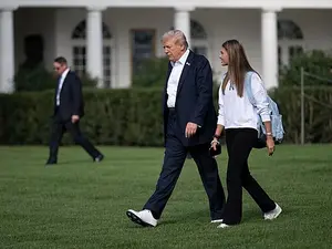 Donald Trump and Granddaughter Share Rare Public Moment