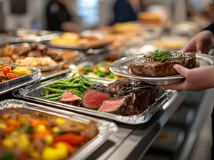 'Hangry' Florida Lawyer Allegedly Smashes Plate Over Wedding Guest's Head in Buffet Line Brawl