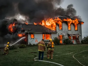 Ohio Man Dives Into Burning House to Save Infant