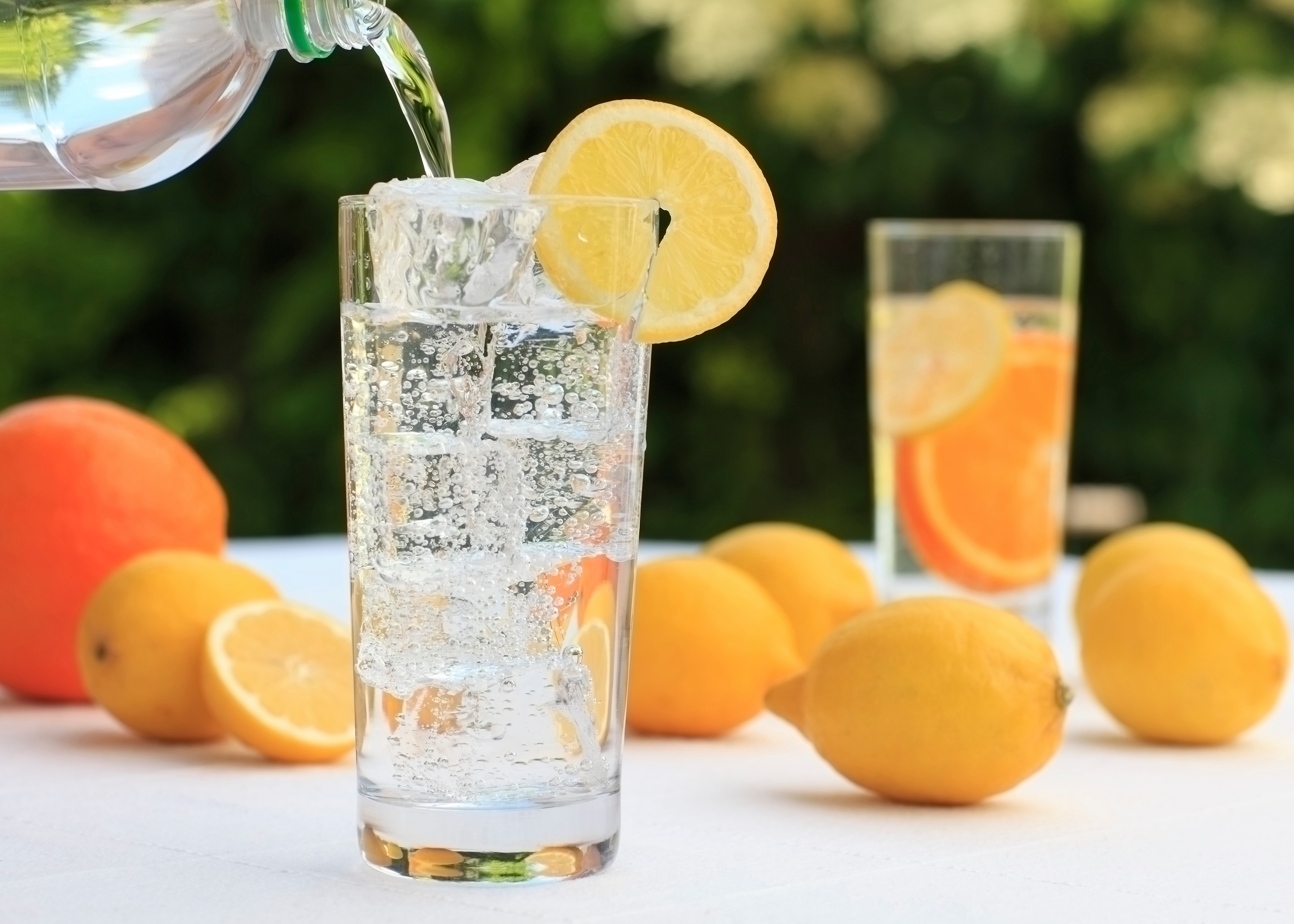 sparkling water