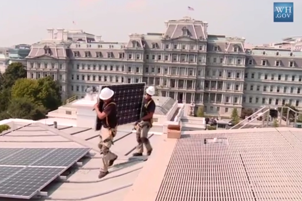 Solar Panels White House